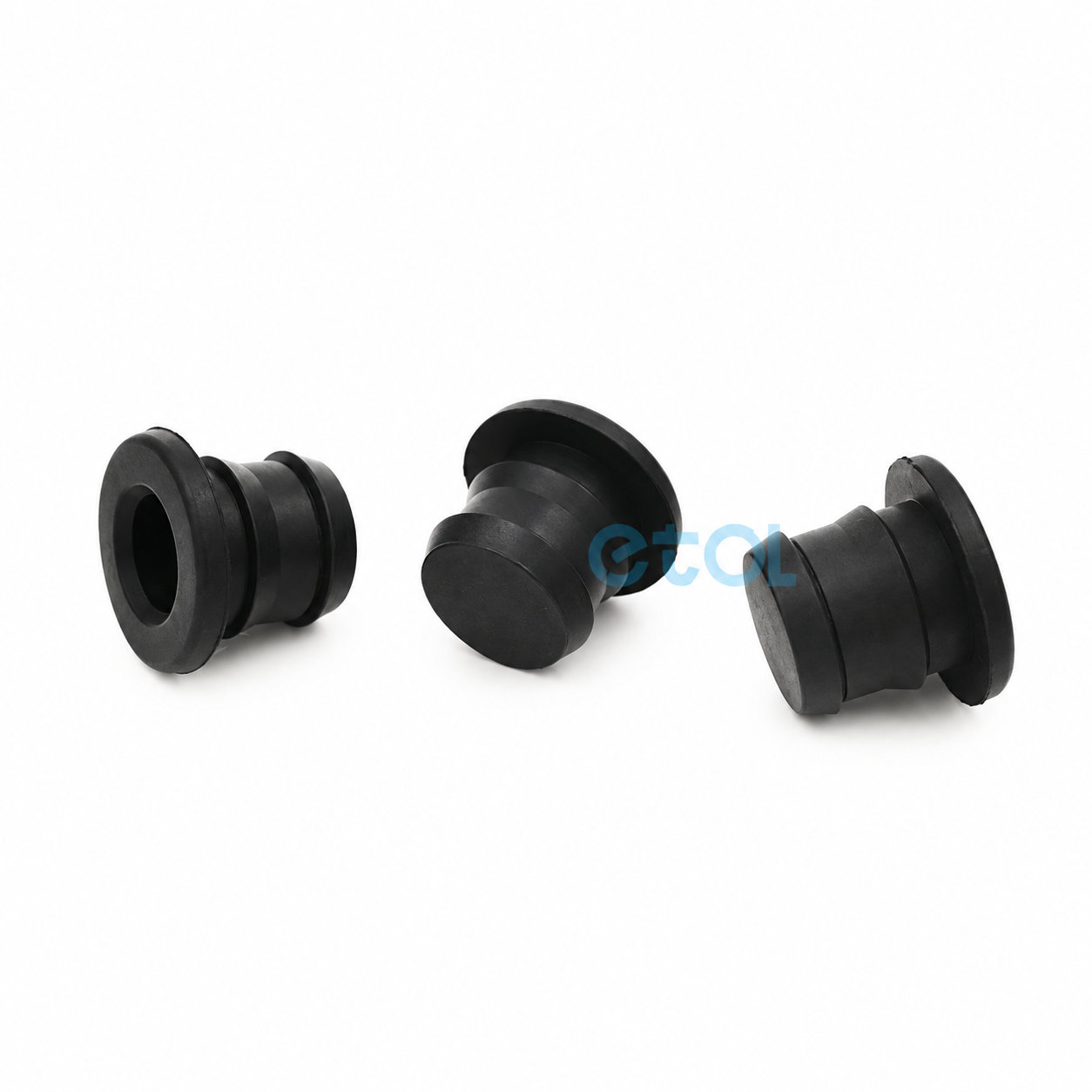 custom molded neoprene rectangular rubber plug