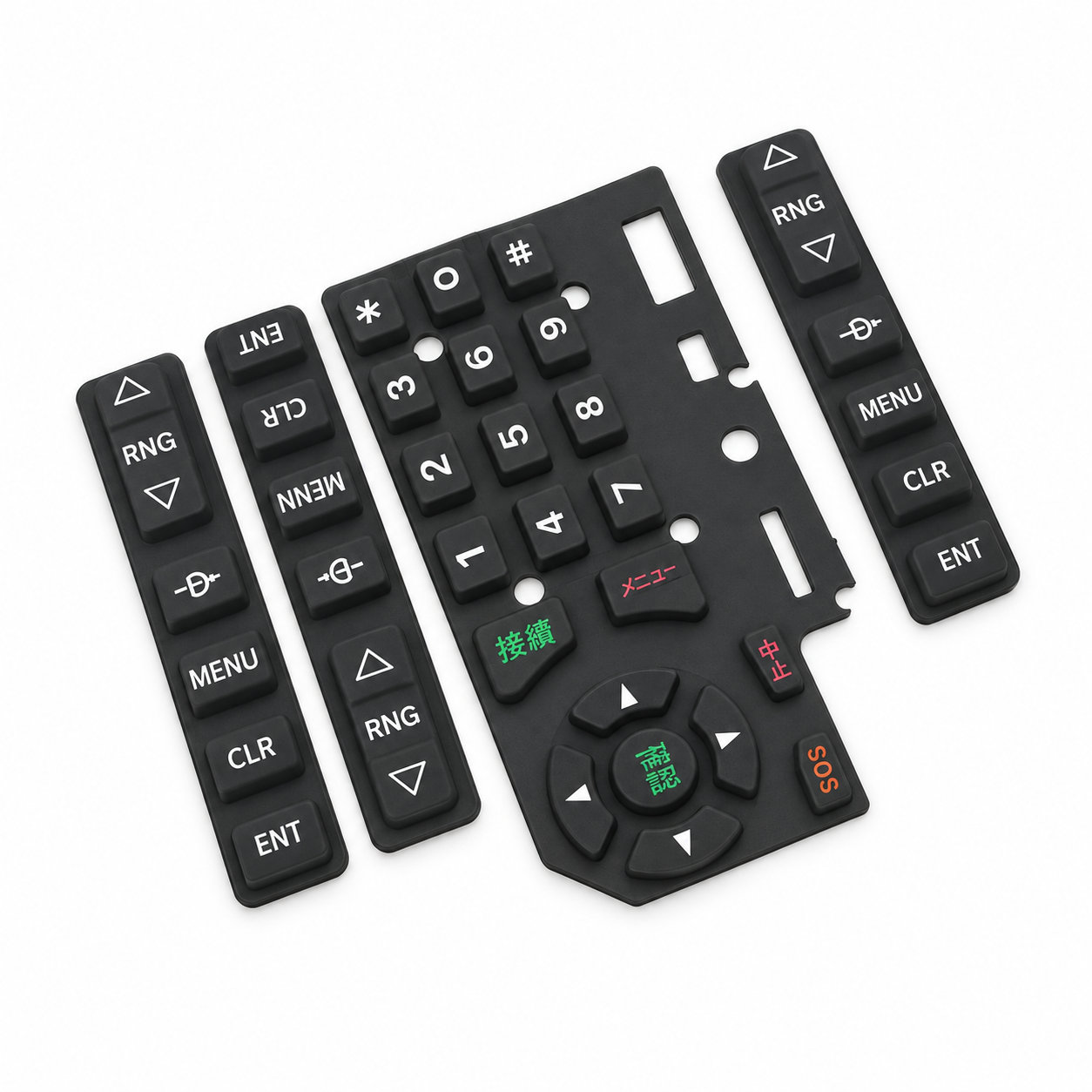 Custom Eco-friendly mini silicone buttons/silicone rubber keypads