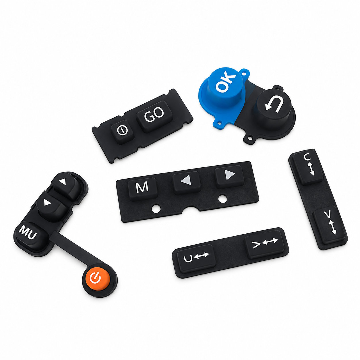 rubber push button switches custom made silicone single buttons
