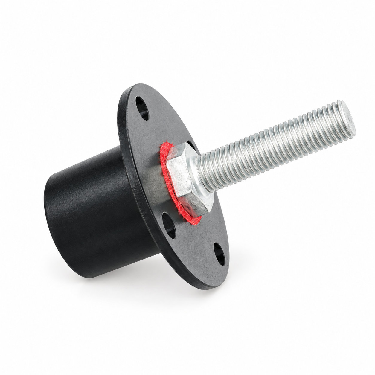Factory molded rubber damper vibration rubber mount