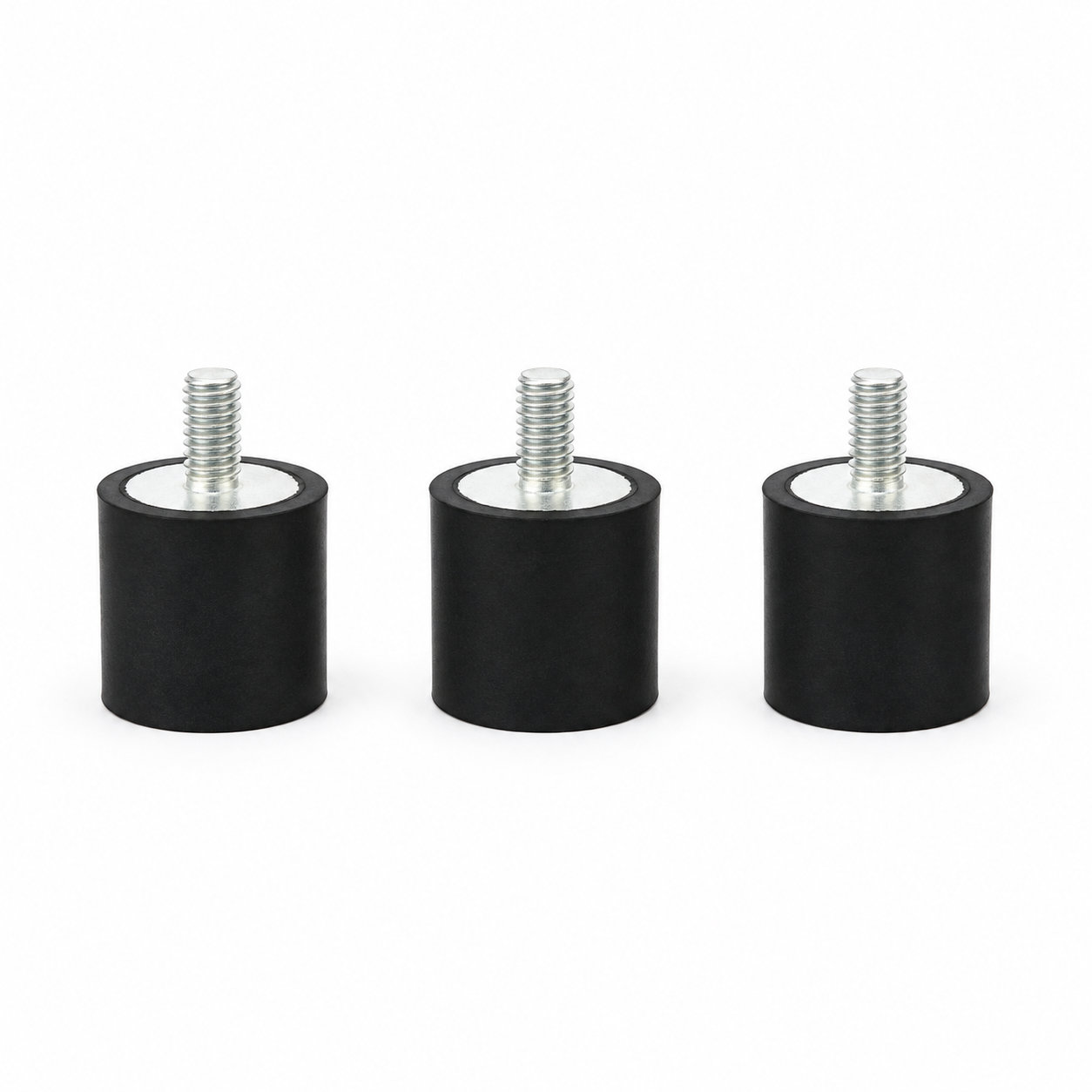 Customized anti-vibration rubber mount with screw inserted