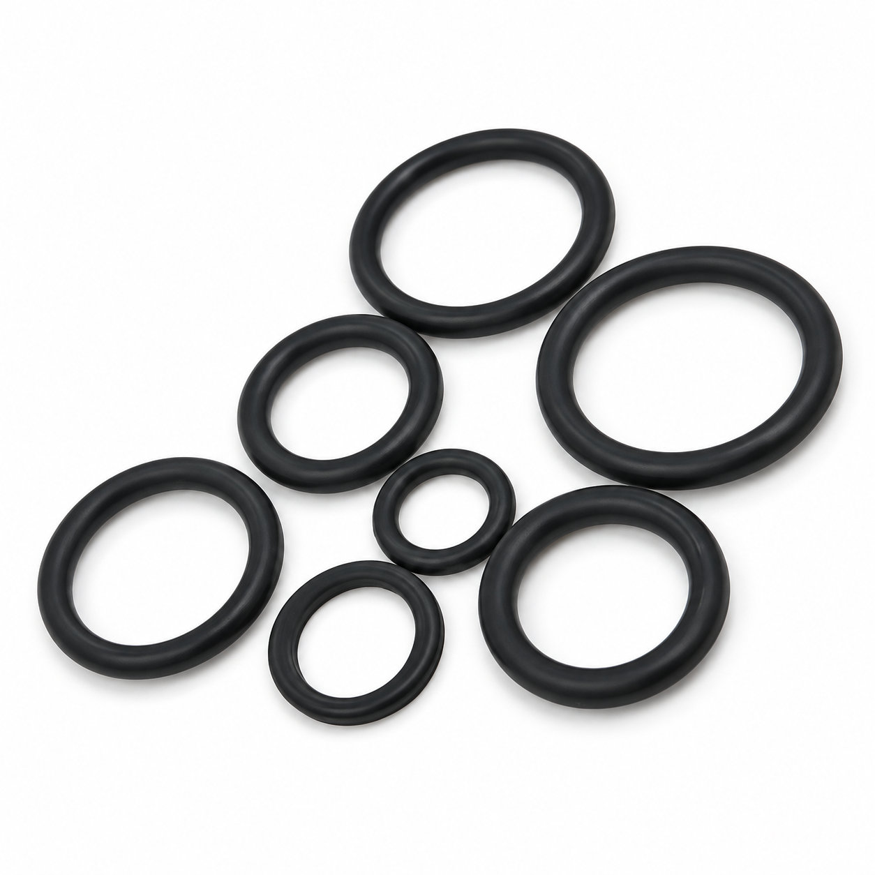 Custom made flexible silicone rubber gasket