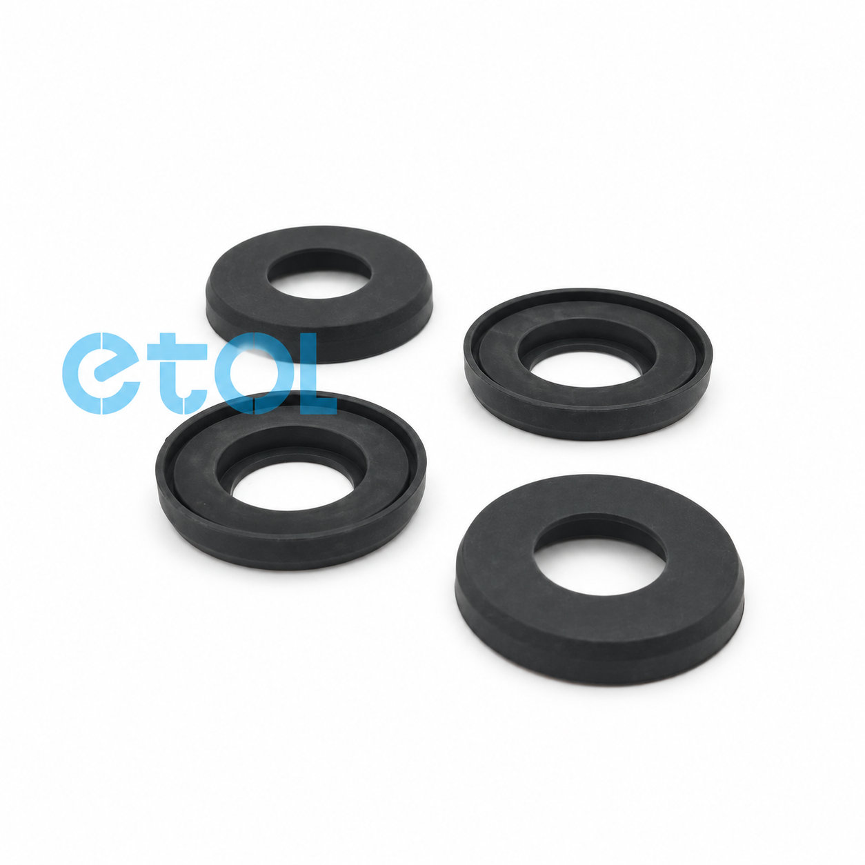 Custom made silicone sealing gasket/round rubber washer