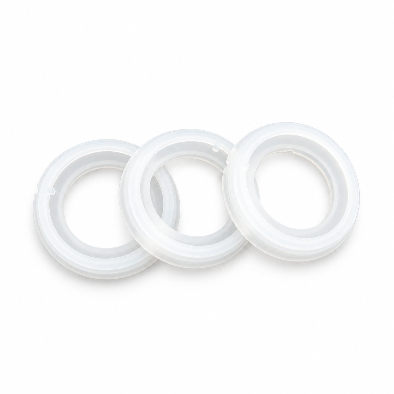 Custom made rubber gaskets/transparent silicone O-ring