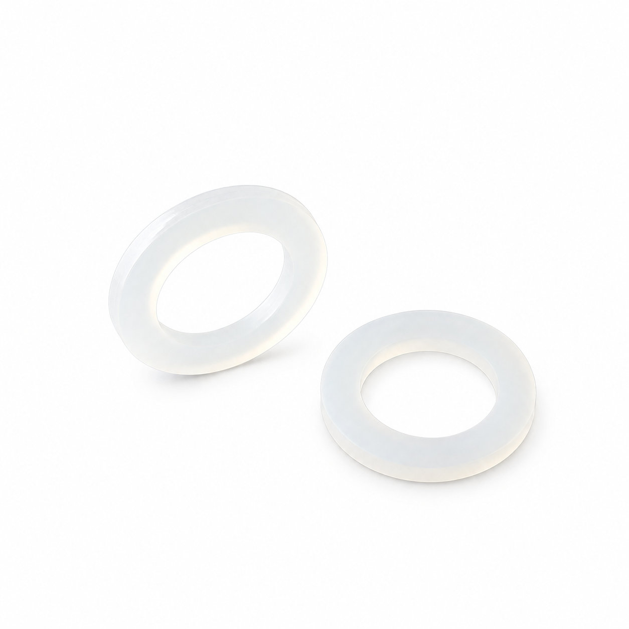 Custom made silicone sealing O-ring/clear silicone washer