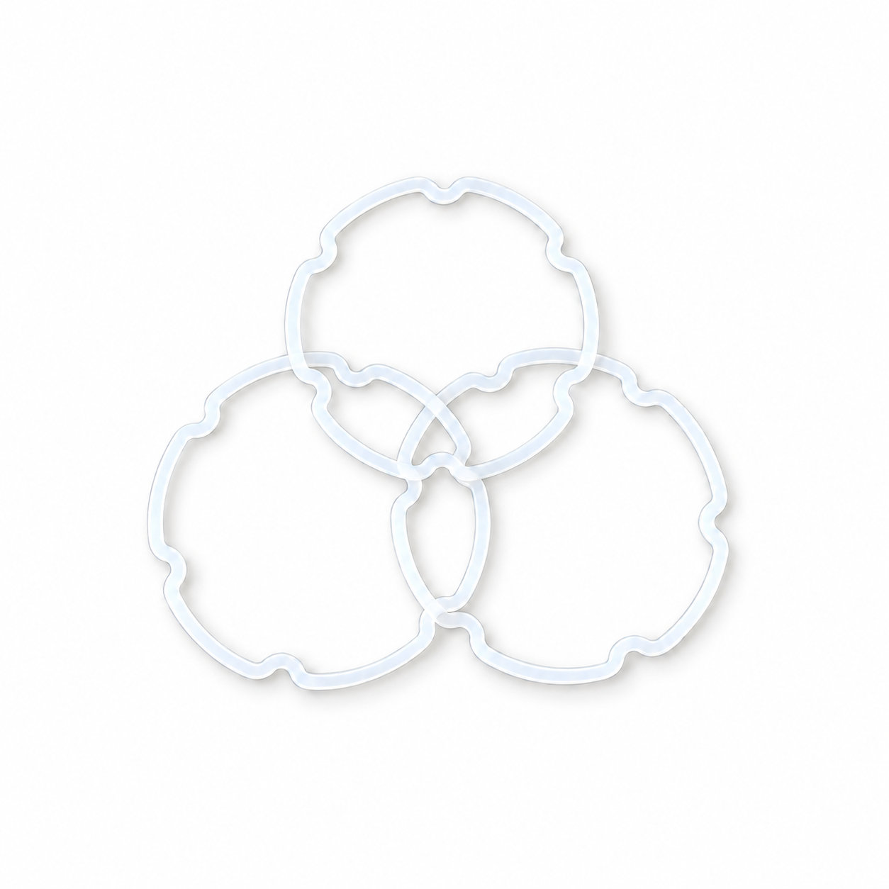 Customized molded rubber washer/flexible silicone gaskets