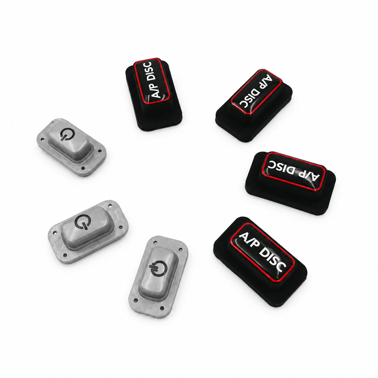 Custom made conductive rubber silicone push button silicone keypad
