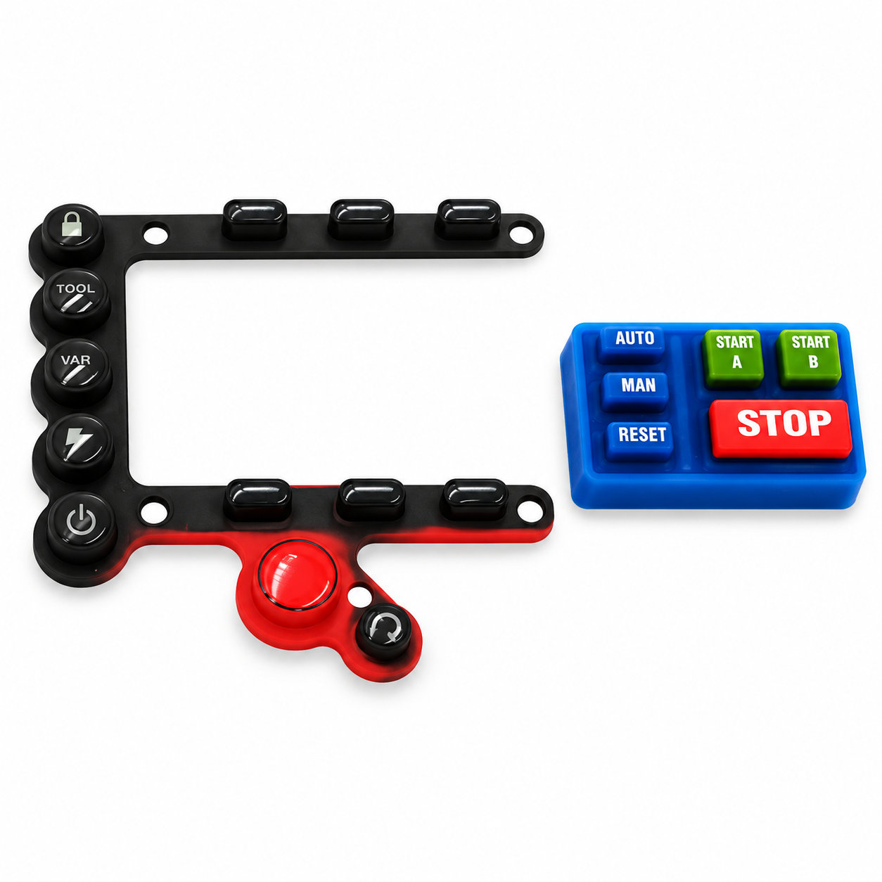 Customized flexible numeric silicone rubber computer keypad