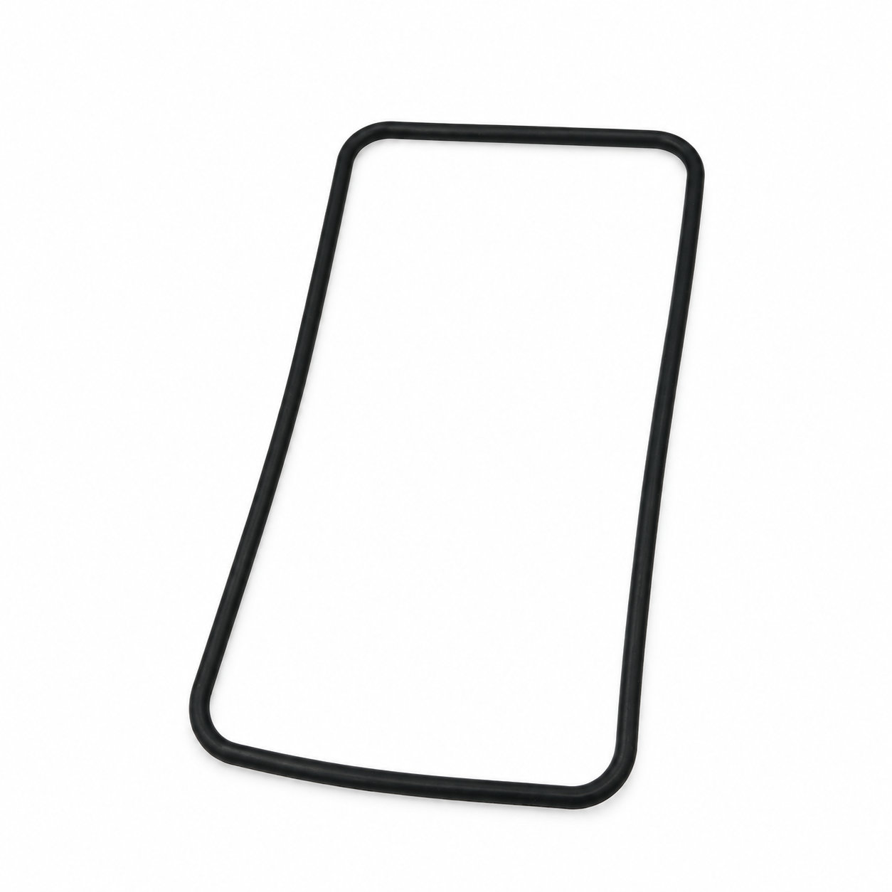 Custom made round flat molded silicone rubber gasket