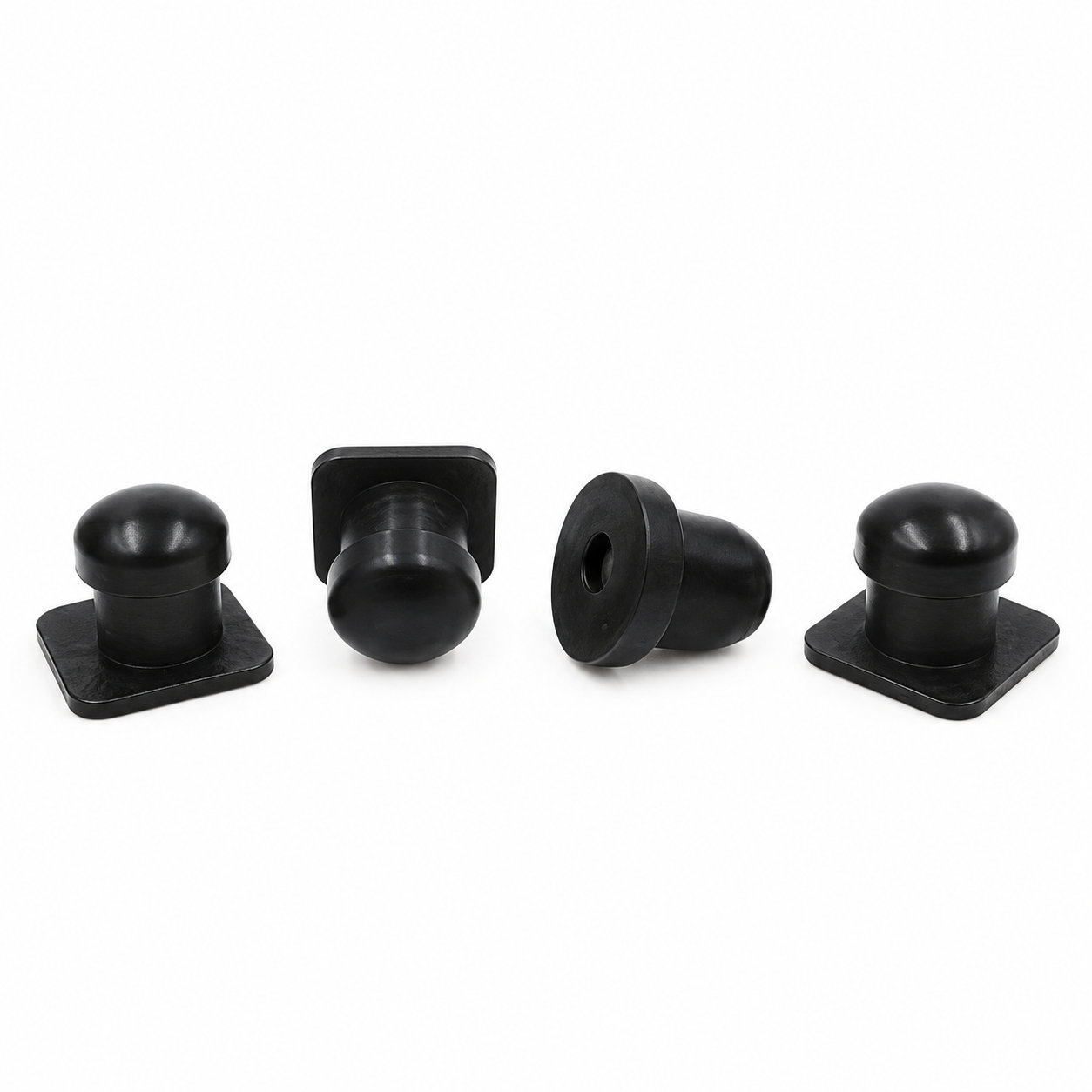 Cheap custom molded end cap cover silicone rubber stopper