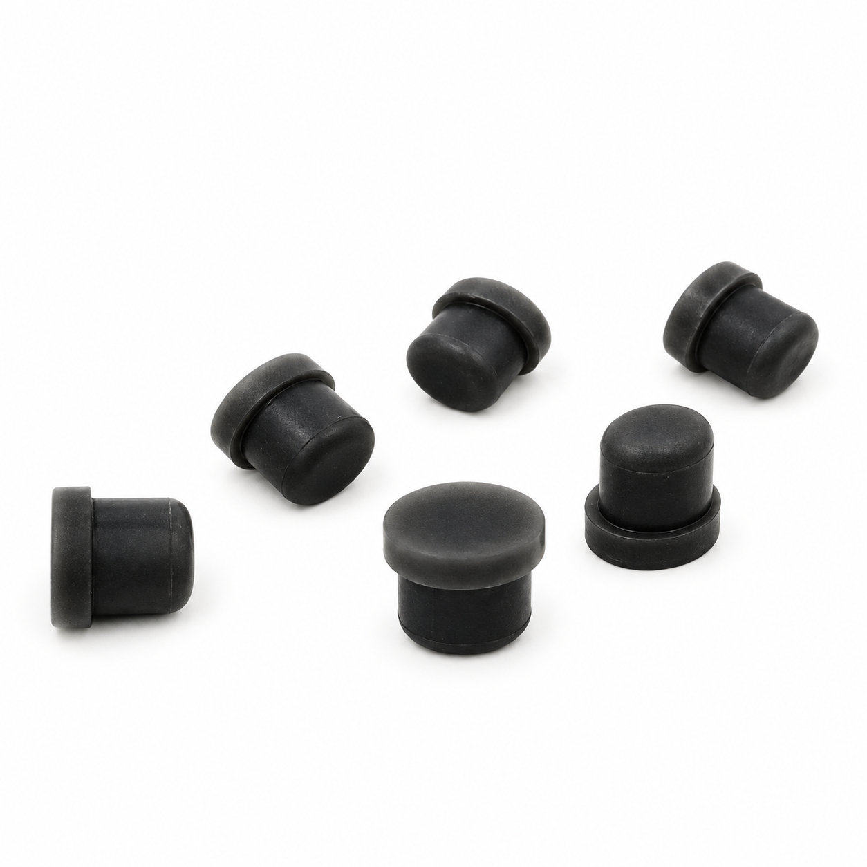 Custom small silicone rubber stopper hole plug
