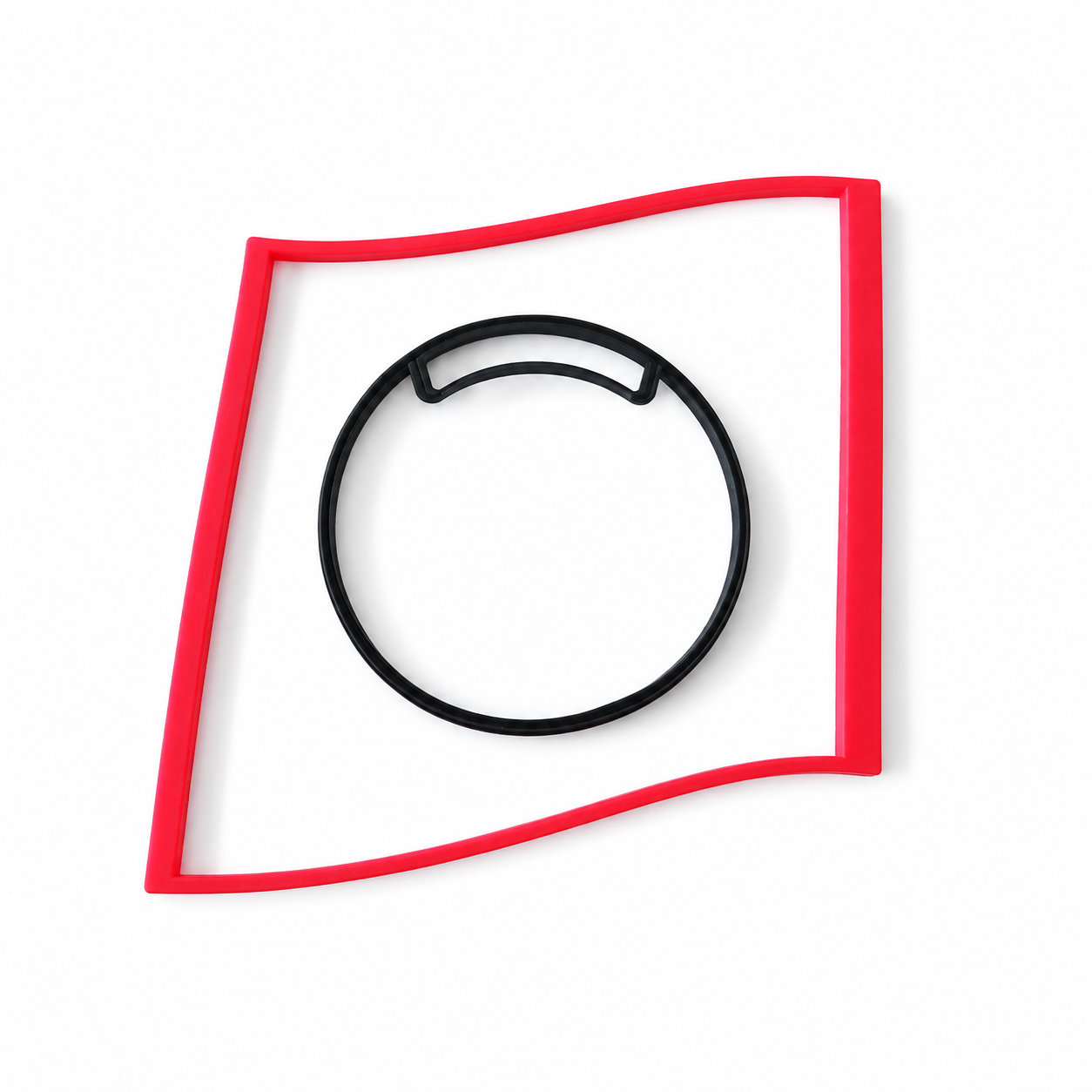 Custom durable rubber seal/colored rubber silicone gasket