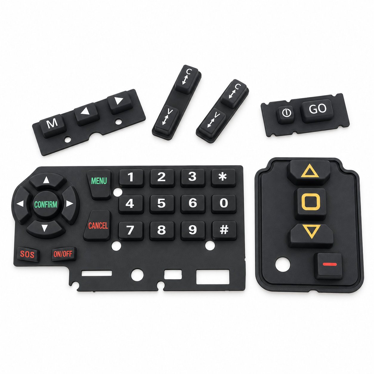 membrane keypad push button custom silicone mechanical keyboard