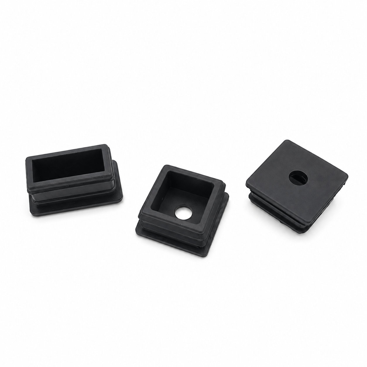 Square rubber grommet custom molded silicone grommet plug