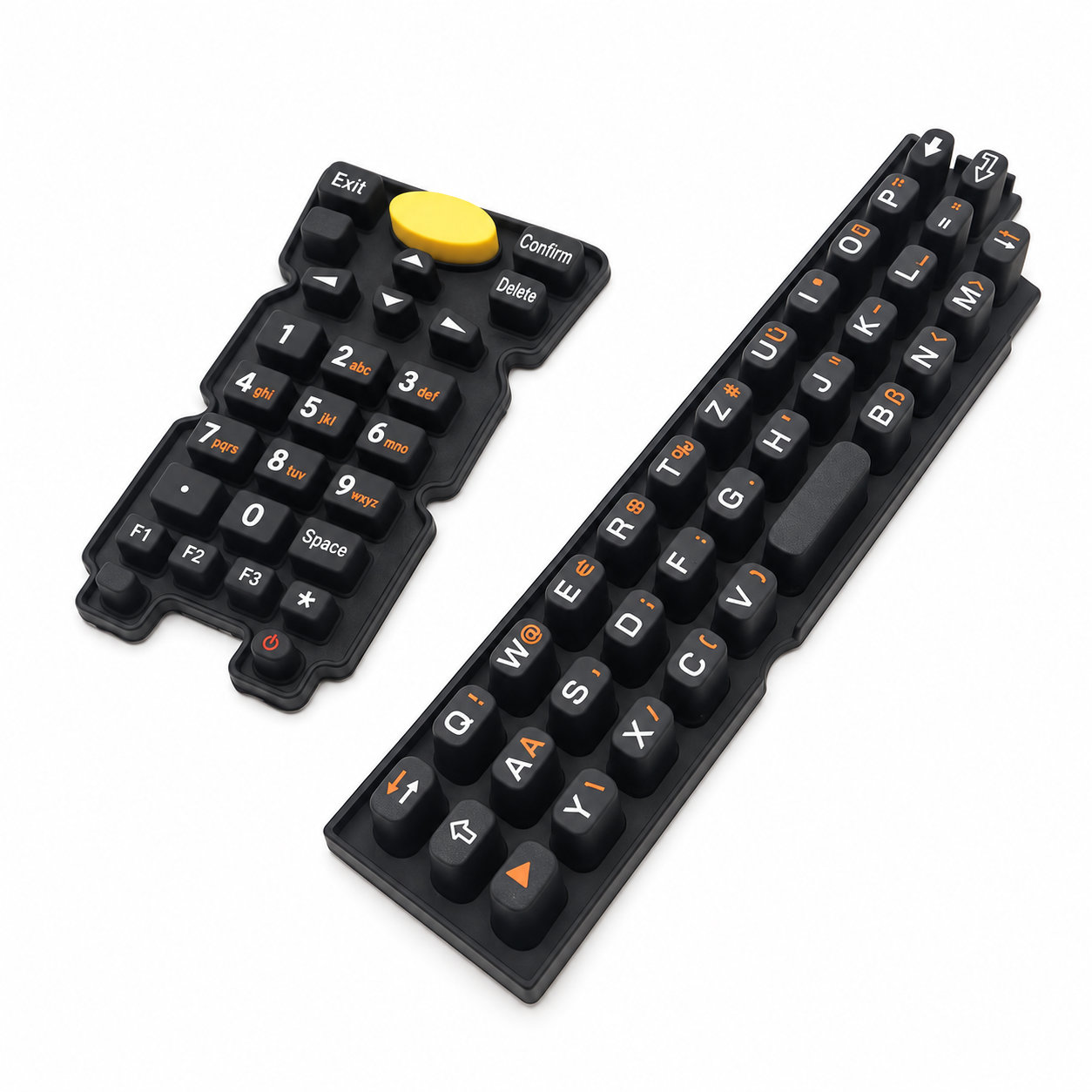 Silicone waterproof membrane keypad electric rubber keypad for mechanical