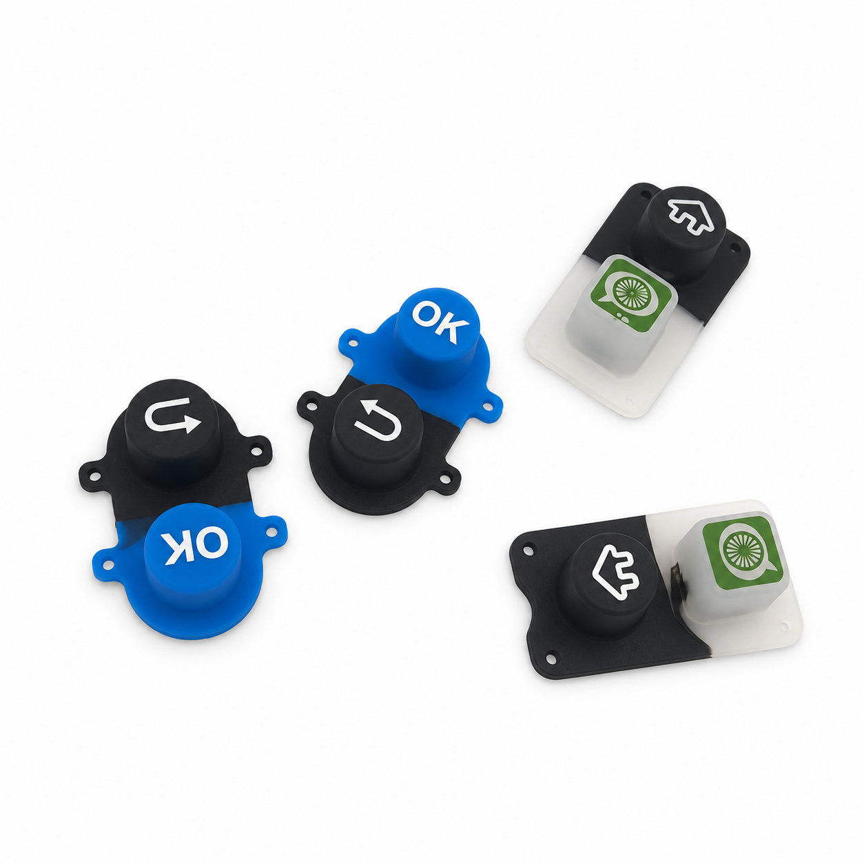 electric push button membrane waterproof silicone keypads