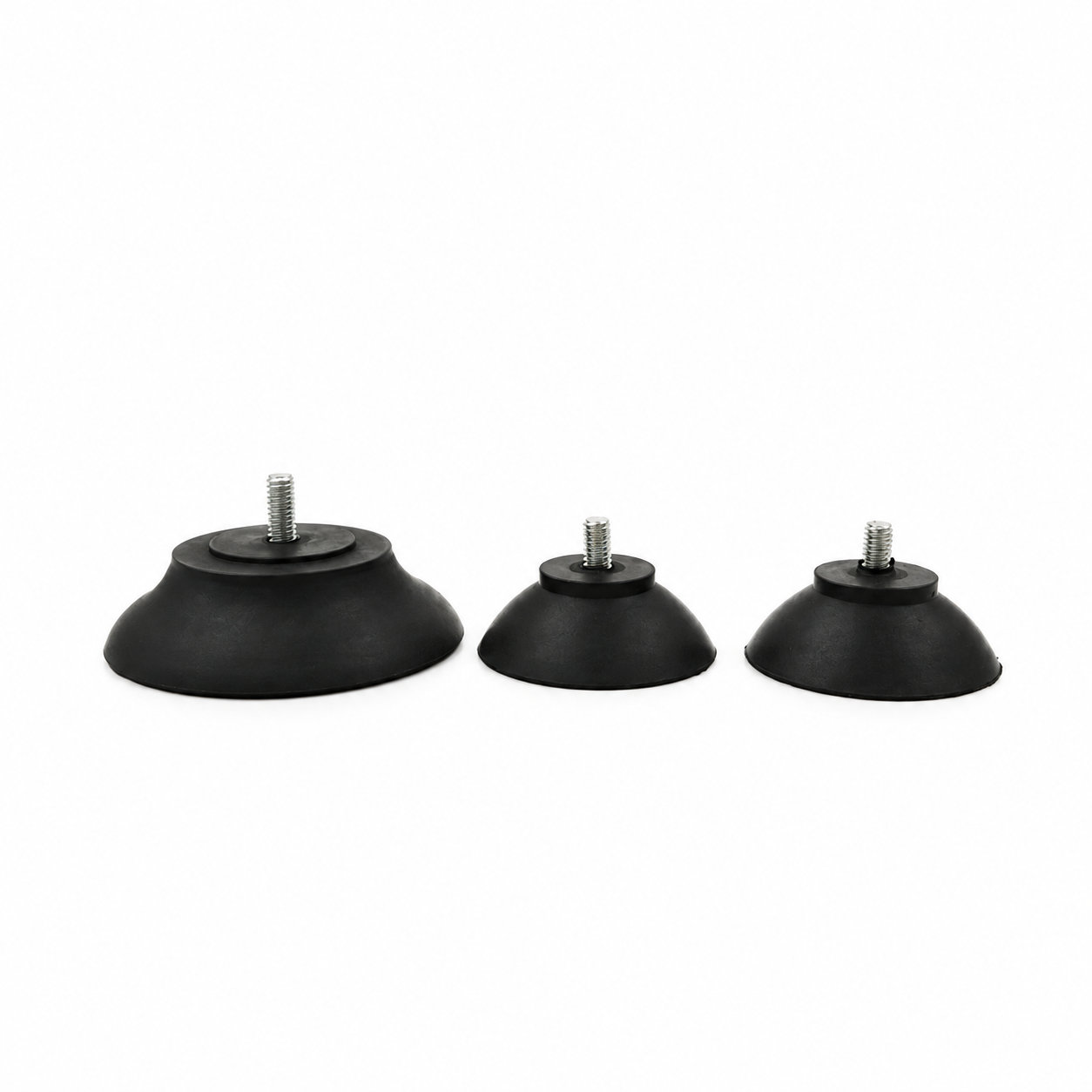 Custom molded vacuum glass sucker/suction cup
