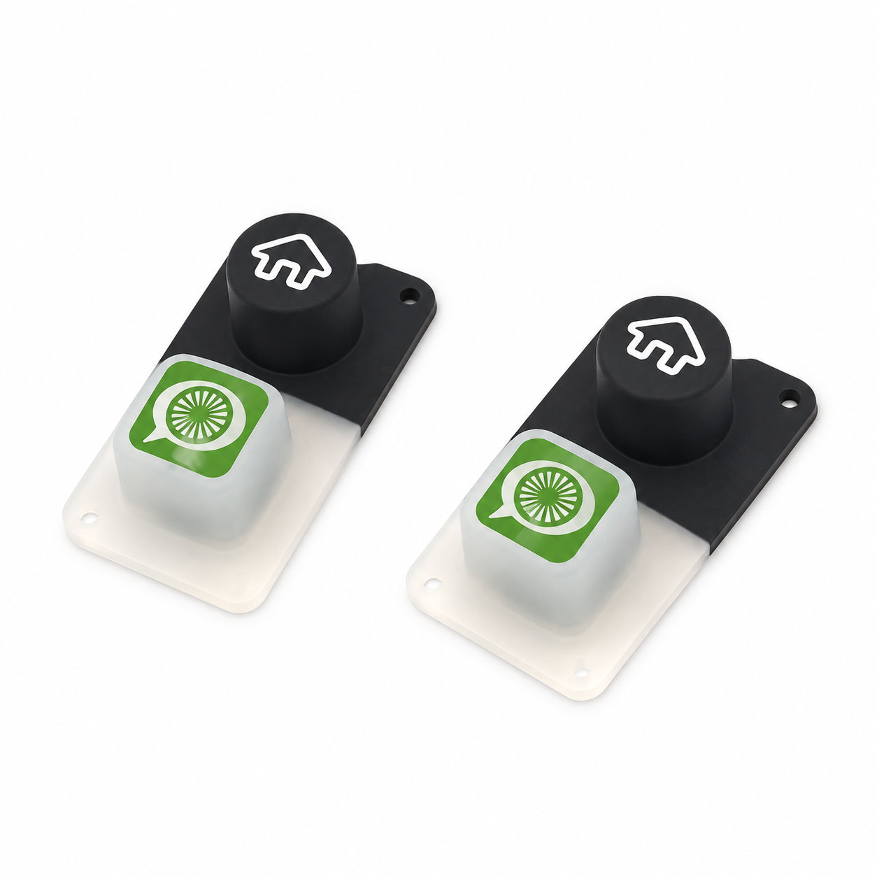 Custom made silicone rubber keypad button for household appliance