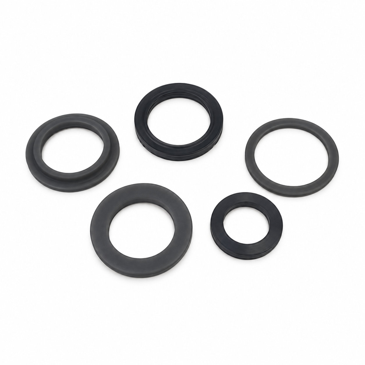 Round silicone rubber washer custom made silicone sealing gasket