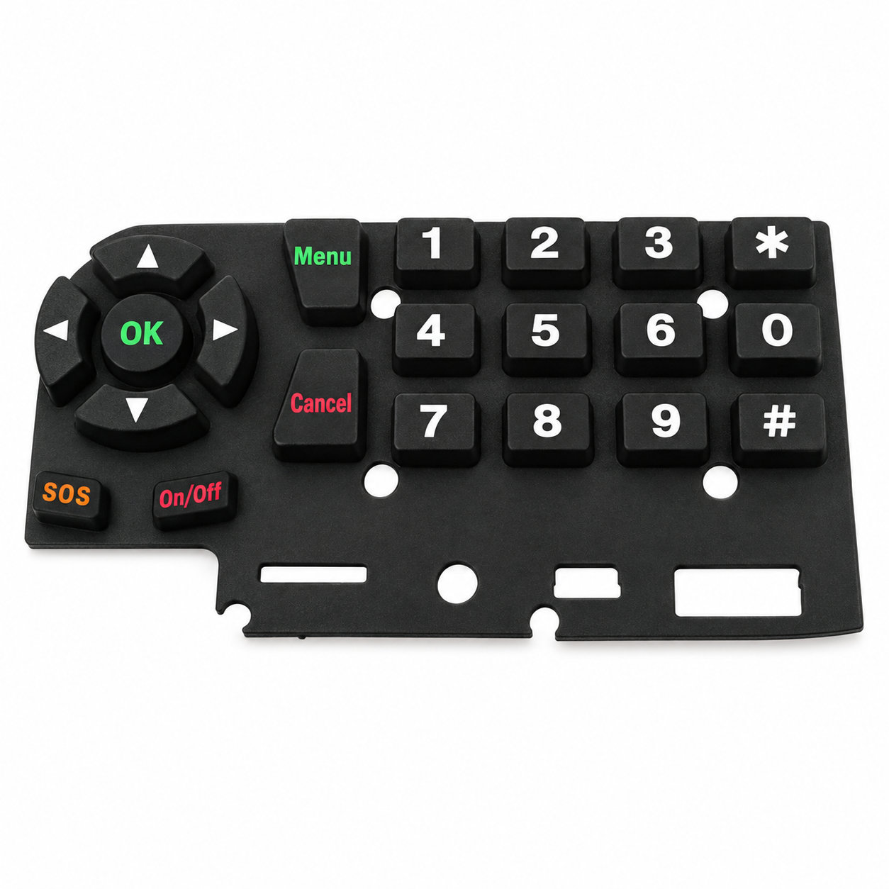 Competitive price customized silicone button rubber keypad