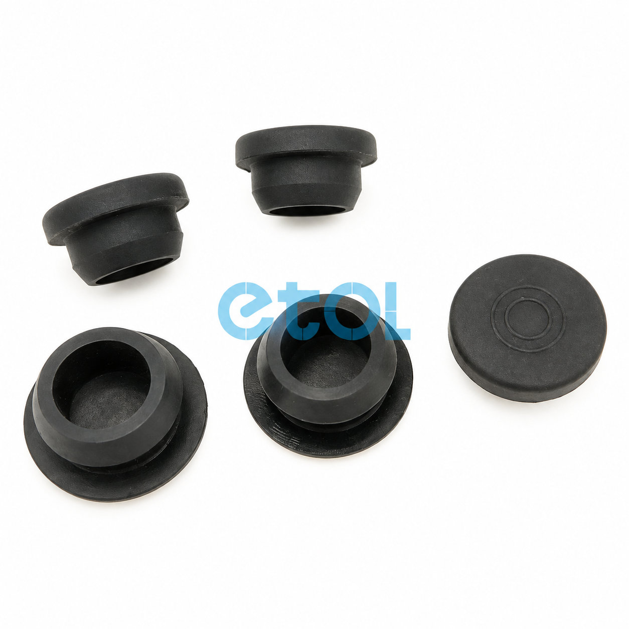 Custom made natural rubber caps/black rubber covers for seal