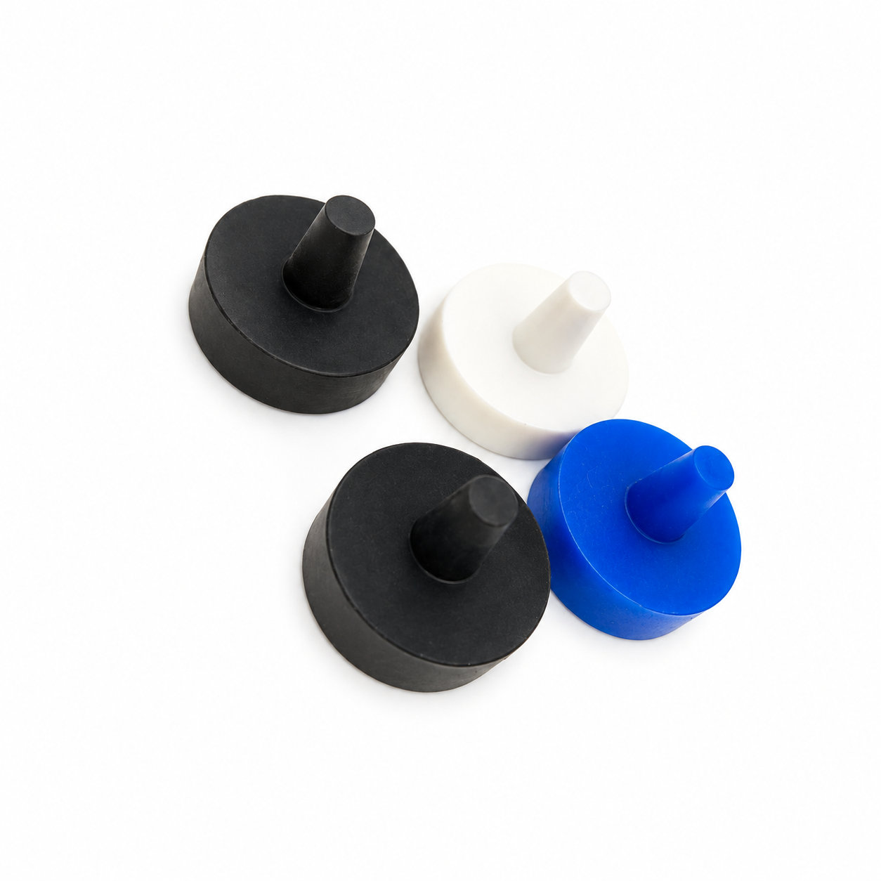 colored silicone stoppers/natural rubber seal plugs