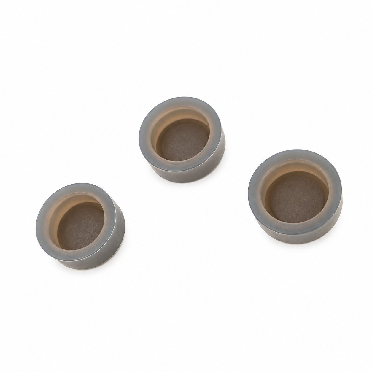 Grey silicone stoppers/transparent silicone caps/covers