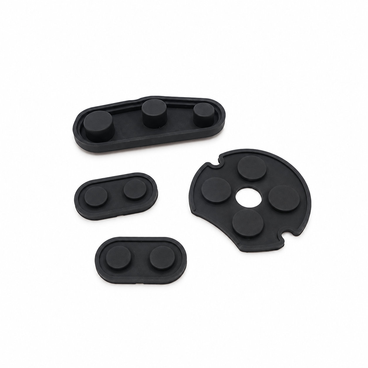 Customized silicone rubber push button keypad with conductive pills