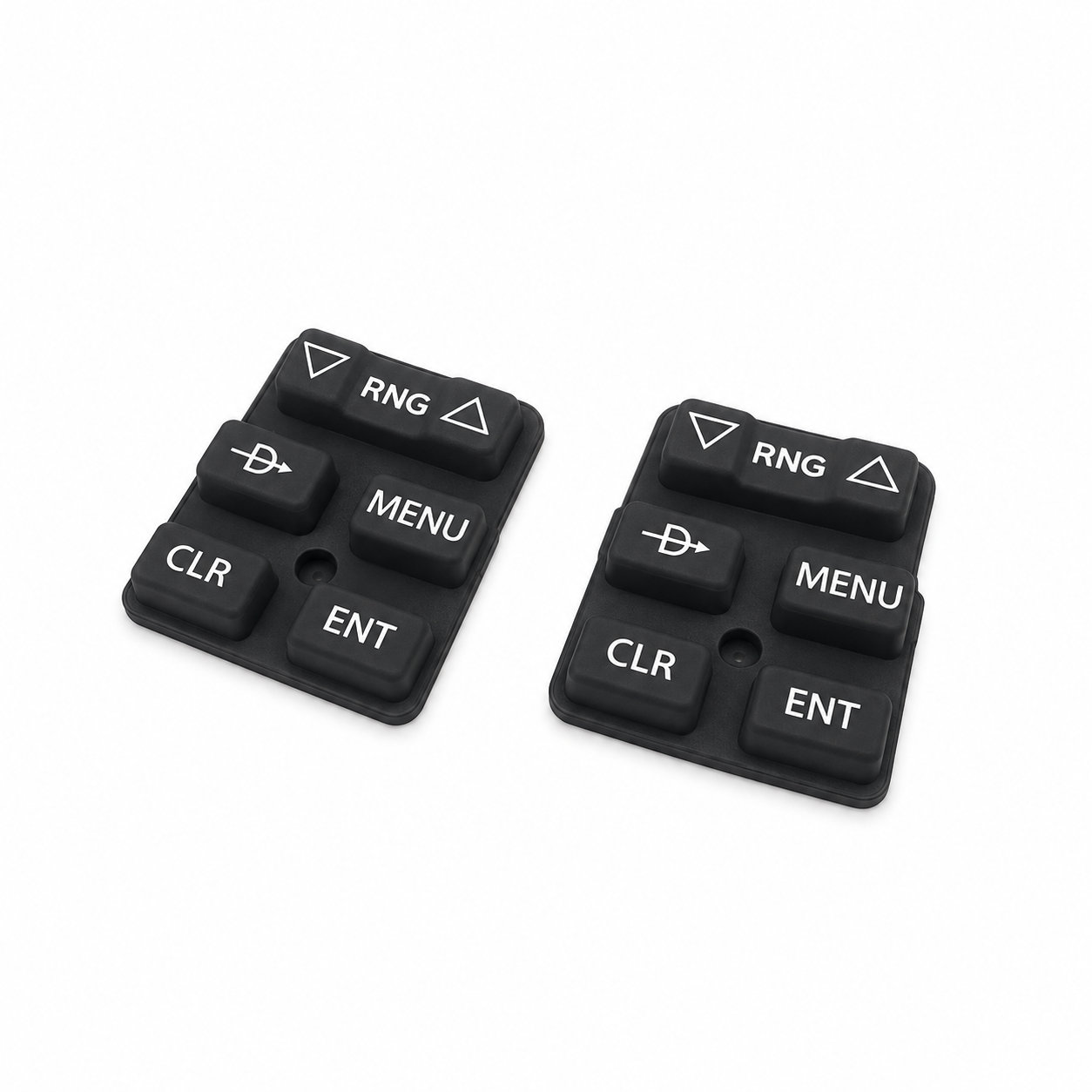 Custom silicone rubber keypad conductive push buttons