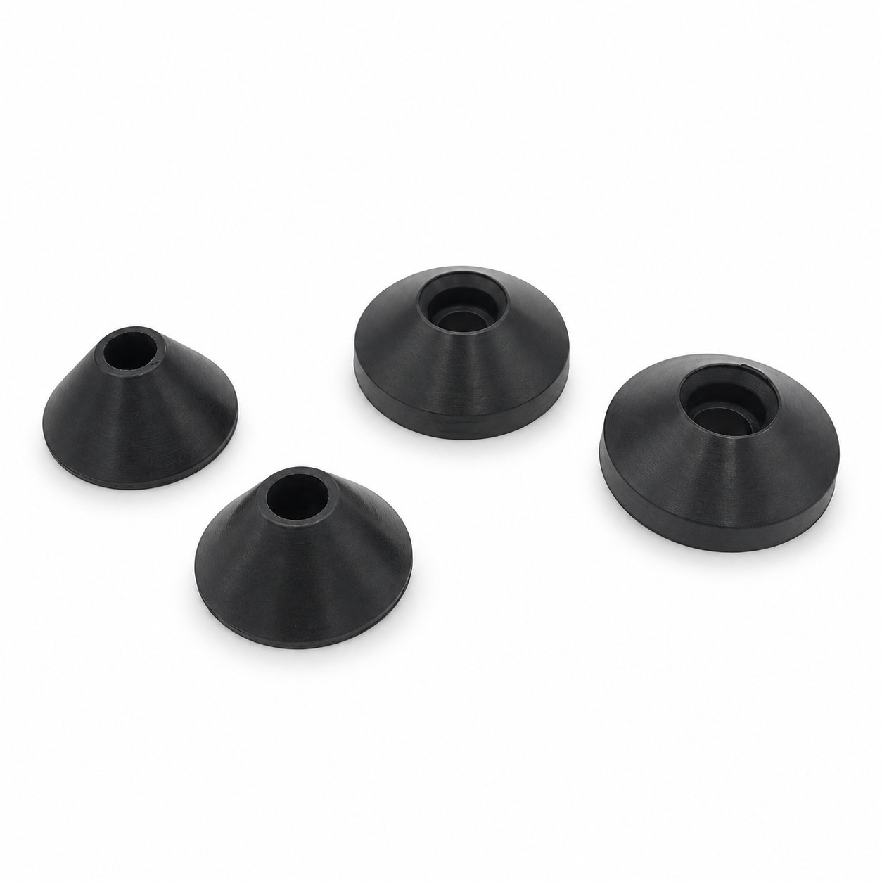 Custom made taper rubber feet for glass table/ furniture rubber feet