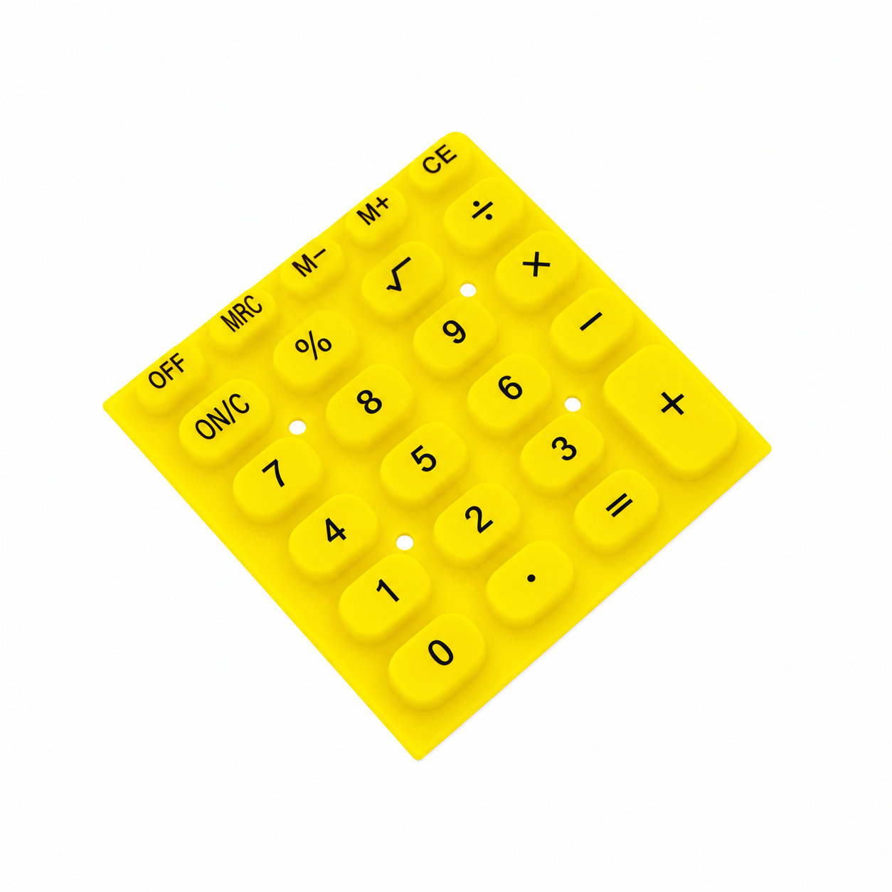 Custom made silicone push button rubber keypad