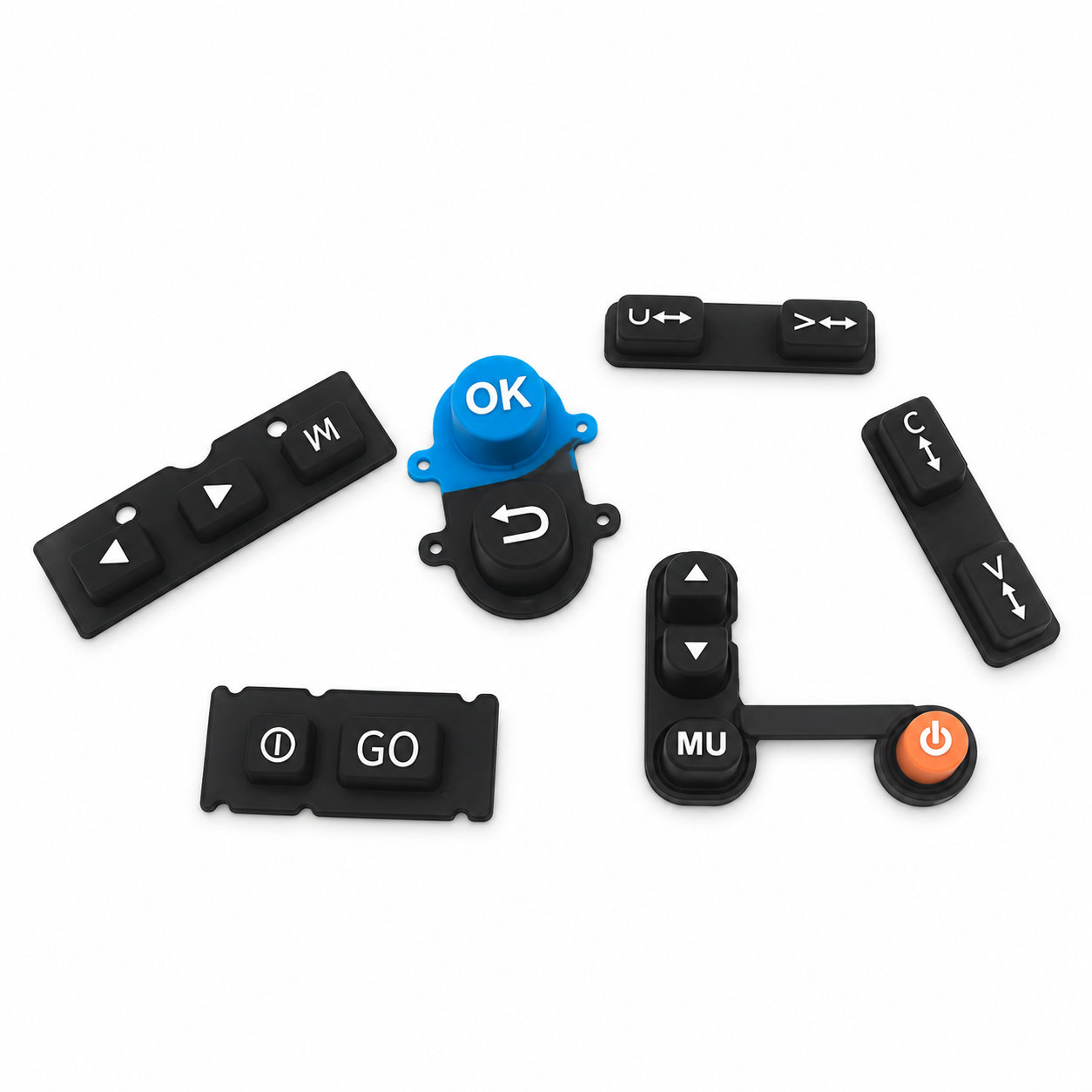 Silicone switch buttons custom made rubber keypads
