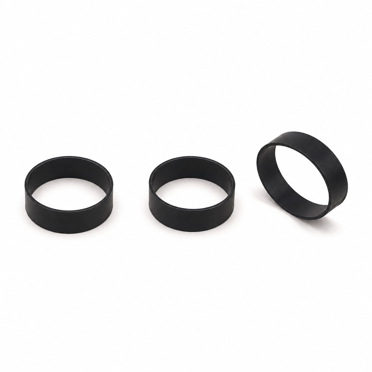 Silicone rubber elastic bands custom made colored silicone bands