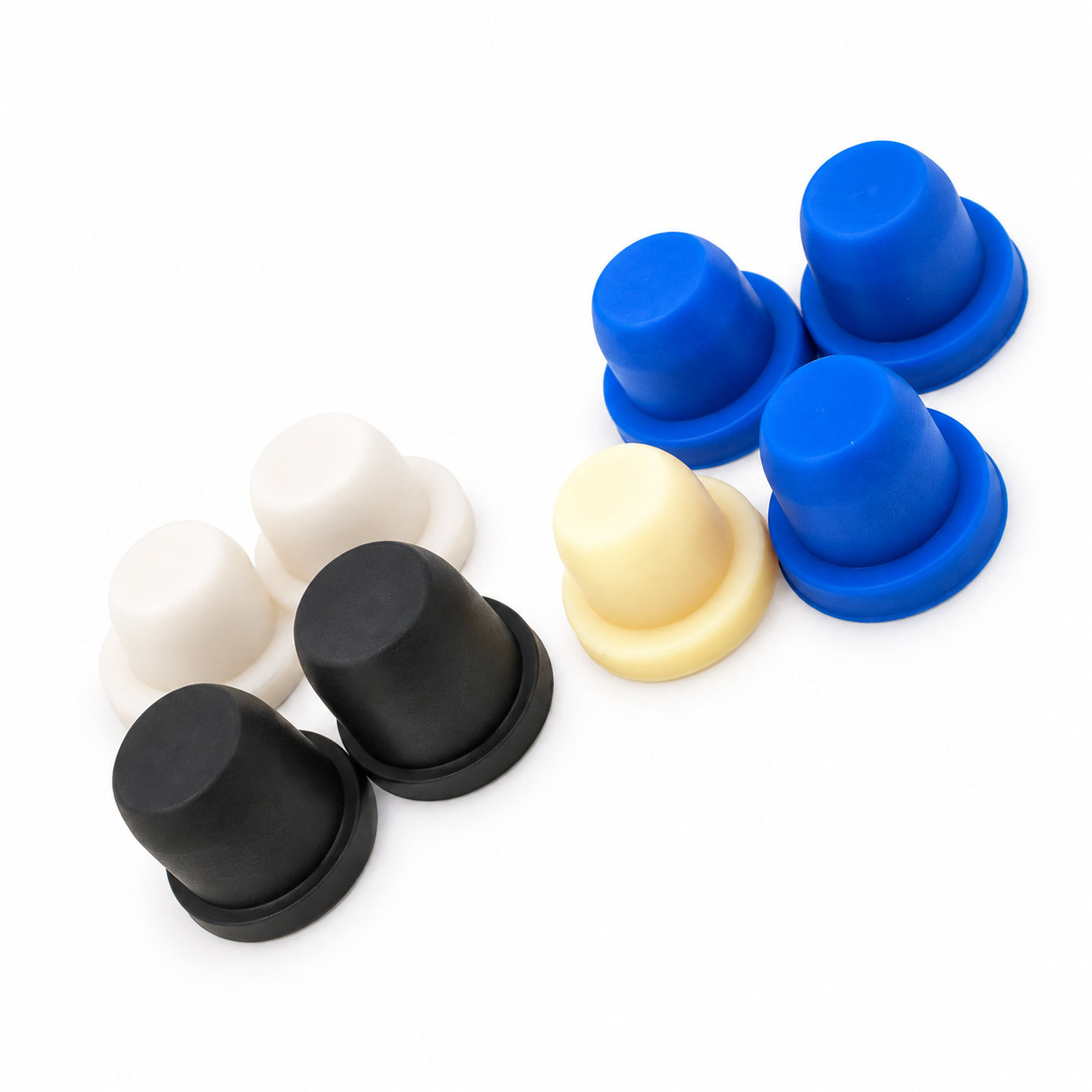 OD 8mm hole heat-resistant EPDM rubber stopper/plugs