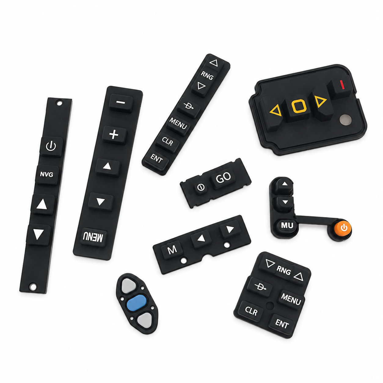 Good performance electronic conductive silicone keypad buttons