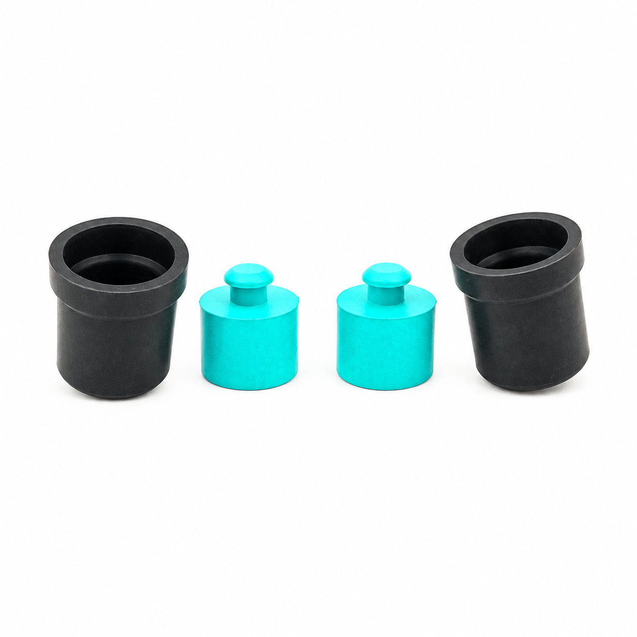 Colored rubber stoppers/ID 4.5mm medical rubber caps