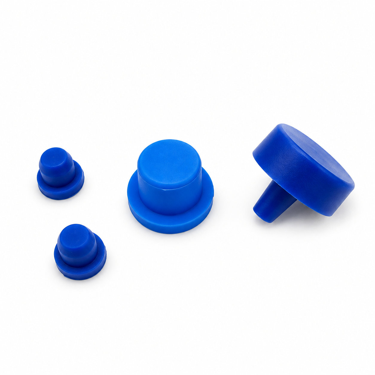 Custom silicone rubber seal plugs/stopper with small hole