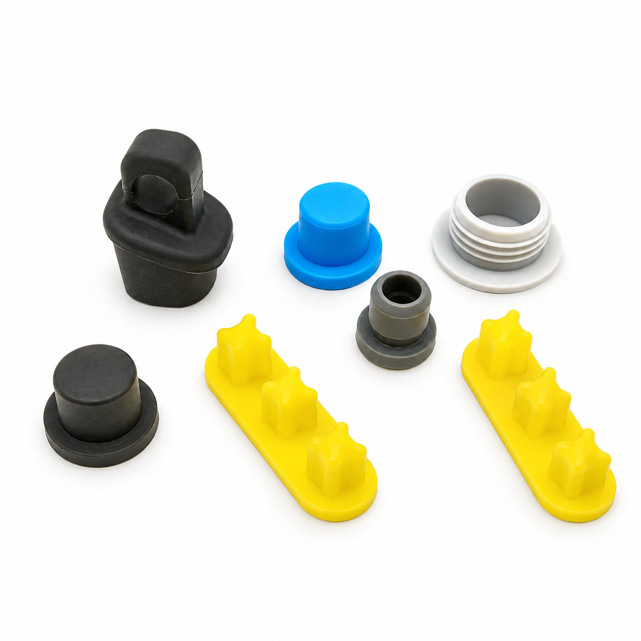 Custom silicone rubber stopper/solid rubber plugs for hole