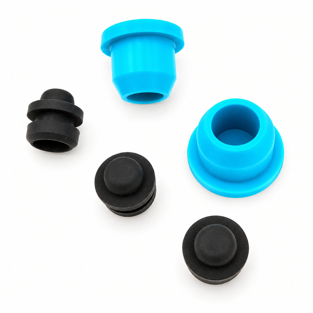 Medical small hole rubber plugs/butyl rubber covers/caps