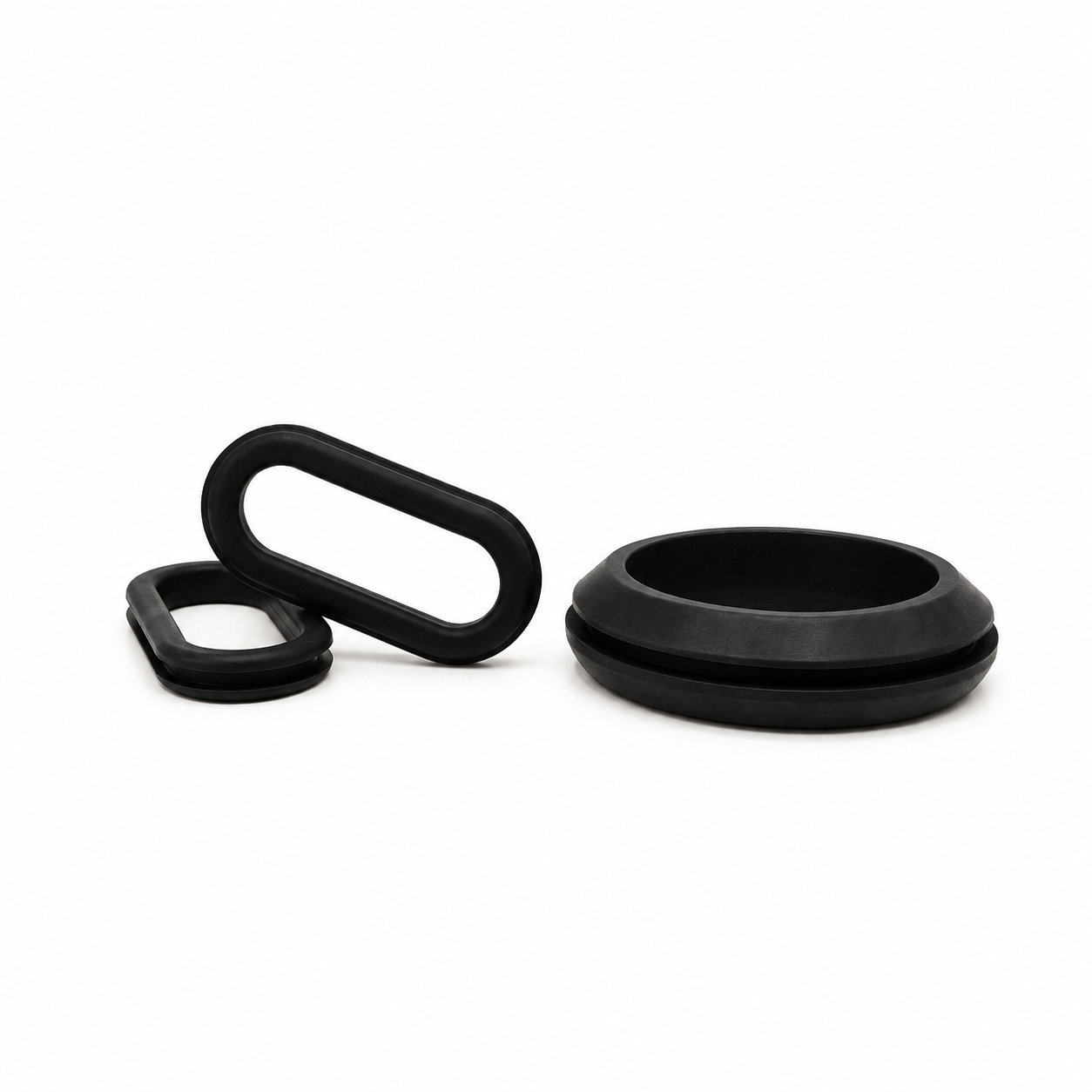 OEM custom compression NBR rubber oblong wiring grommet