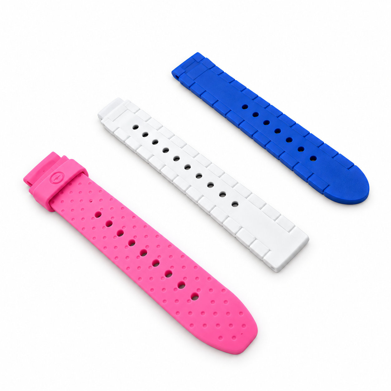 High quality colorful plastic watch strap/silicone belts