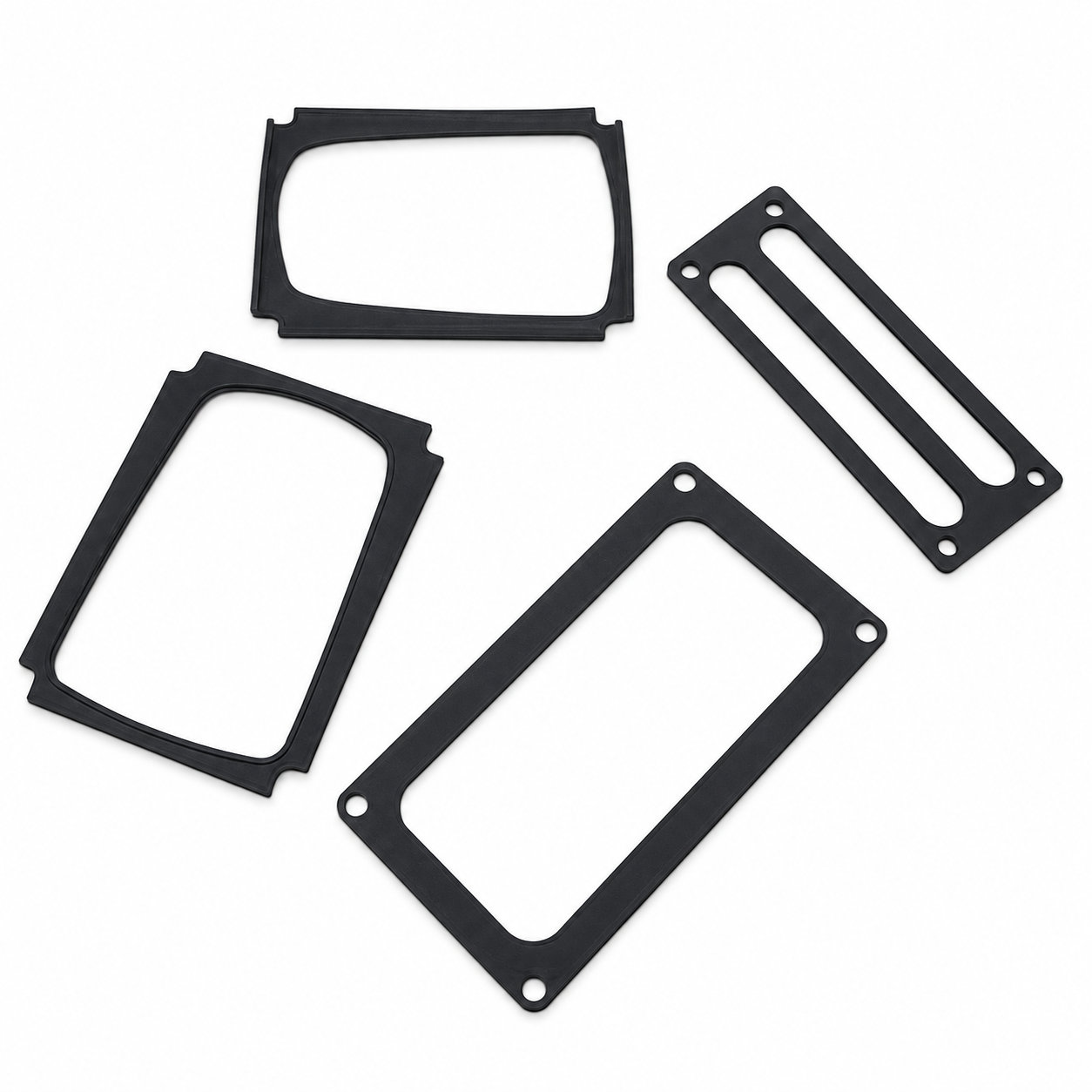 Custom made rectangular silicone rubber gasket and seals