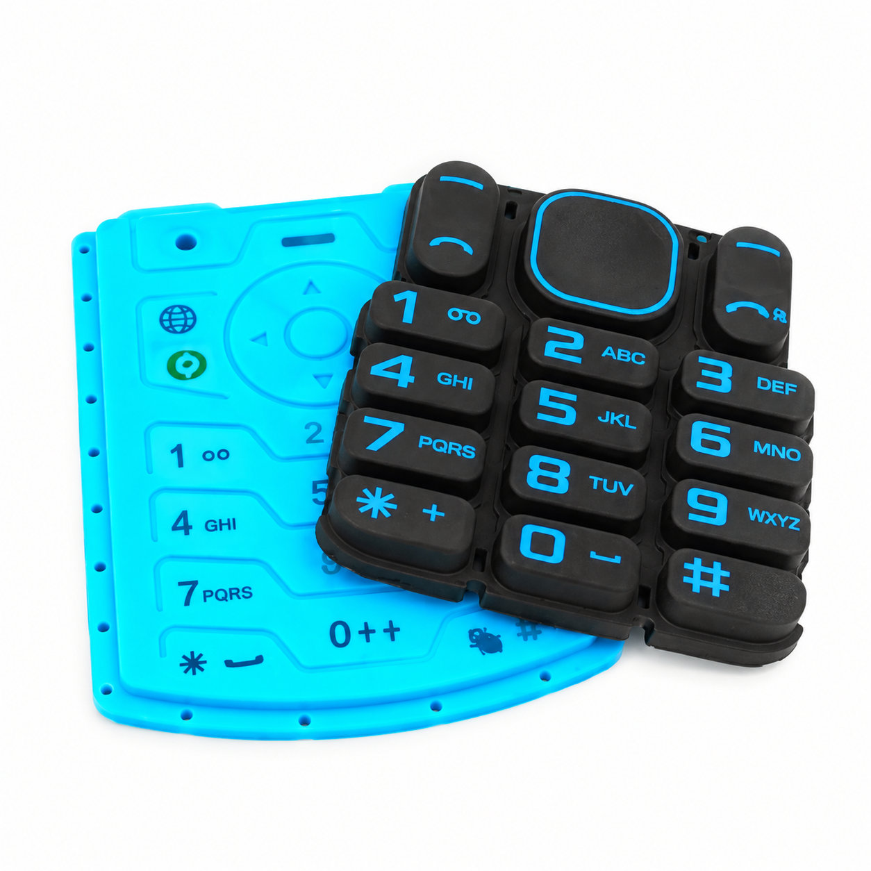 Custom made silicone rubber parts/silicone phone keypads