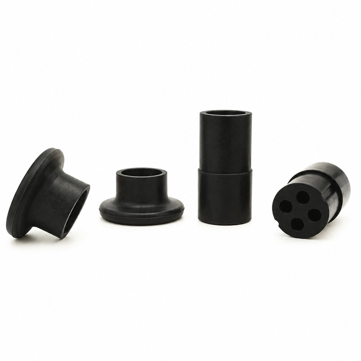 Custom molded T-shape silicone rubber grommets