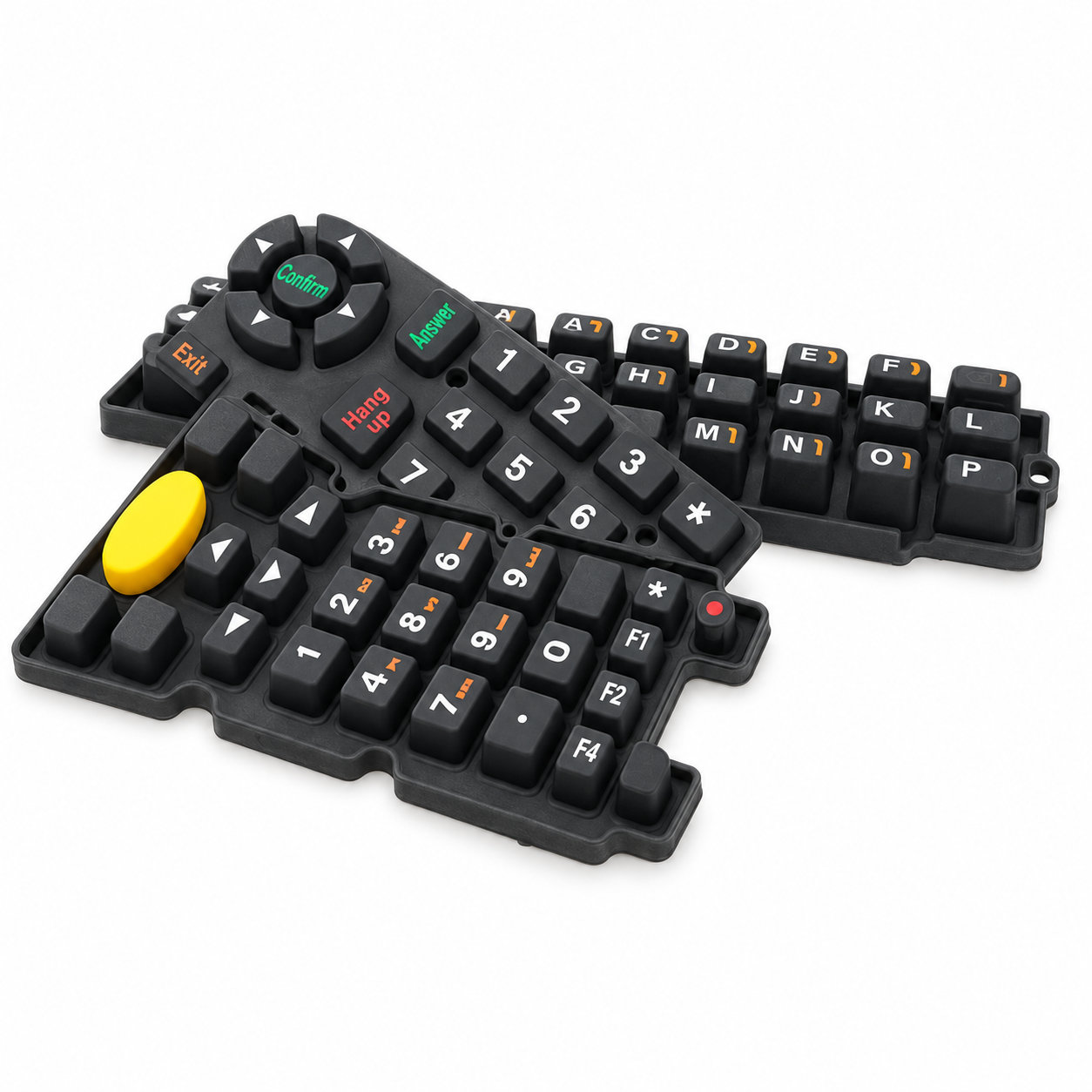 Custom durable silicone rubber parts/silicone remote keypads