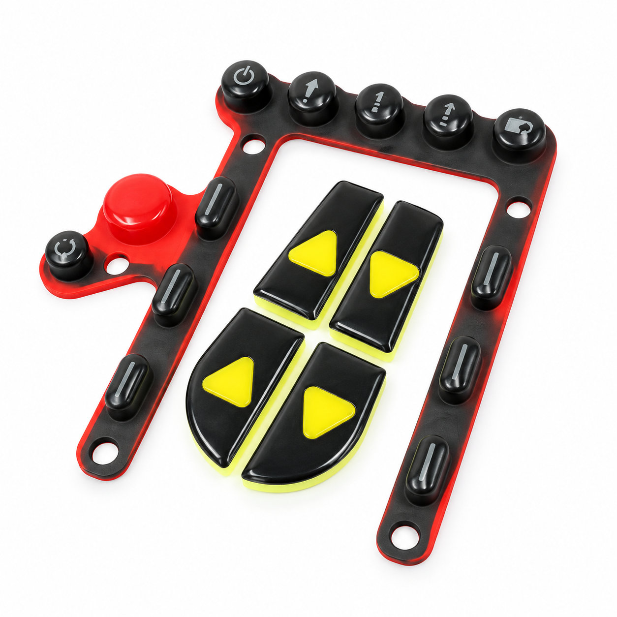Custom made silicone rubber parts/silicone function keypads