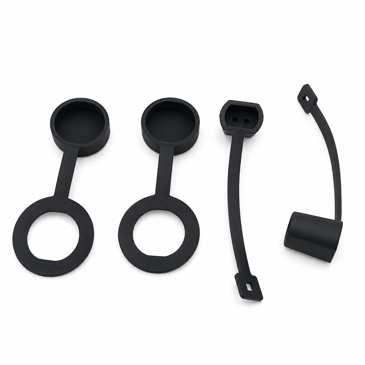 Good sealing silicone connector dust caps and covers