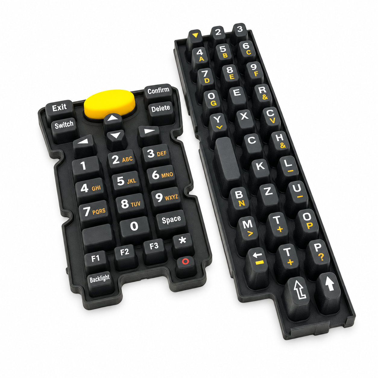 Conductive silicone rubber keypads/silicone remote buttons