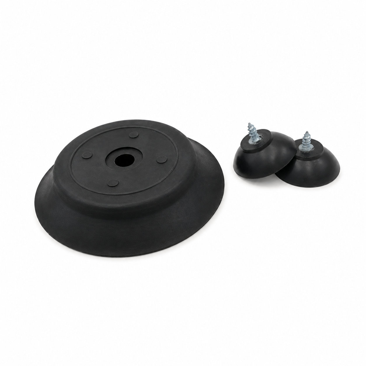 Good quality natural black rubber vacuum suction cups
