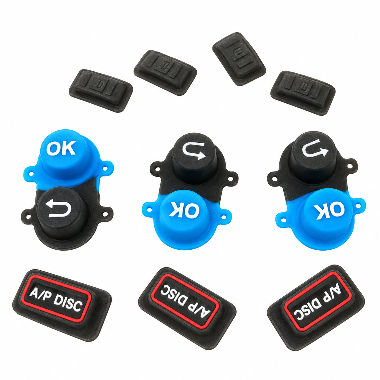 High quality conductive silicone buttons/rubber switch buttons
